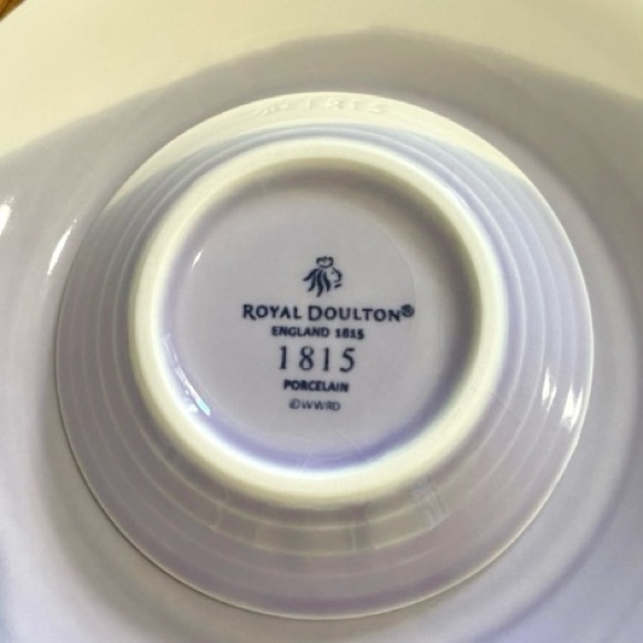 Royal Doulton 1815 Signature Casual Set of 8 Small Plates & 4 Dip Plates In EC - Picture 3 of 11